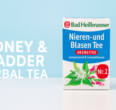 Bad Heilbrunner Nieren- und Blasen Tee Box – Kidney & Bladder Herbal Tea, natural support for urinary health