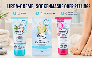 Balea Fußpflege im Vergleich: Fußpeeling, Sockenmaske und 10 % Urea-Fußcreme