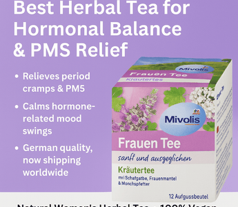 Best Herbal Tea for Women’s Hormonal Balance, PMS Relief & Cycle Wellness – Mivolis from Germany - VivaVoss