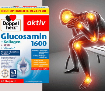Doppelherz Glucosamine 1600 with MSM & Collagen – Joint Support That Works - VivaVoss