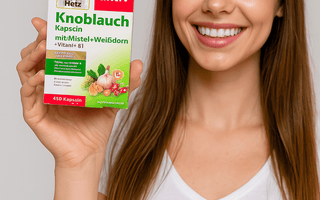 Doppelherz Knoblauch-Kapseln mit Mistel, Weißdorn & B1 – Vitalität & Herzschutz aus Deutschland - VivaVoss