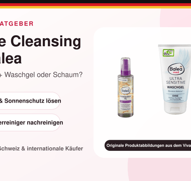Balea Reinigungsöl, Balea med Waschgel und Reinigungsschaum für eine Double-Cleansing-Routine