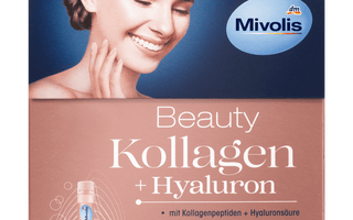 Mivolis Beauty Kollagen + Hyaluron Trinkampullen 20 St. – VERISOL® Kollagenpeptide für straffere Haut von innen