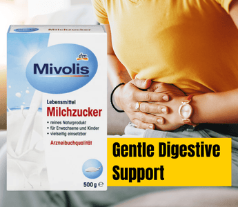 Mivolis Lactose 0.5 kg – 100% pure lactose from Germany. Supports gentle digestion