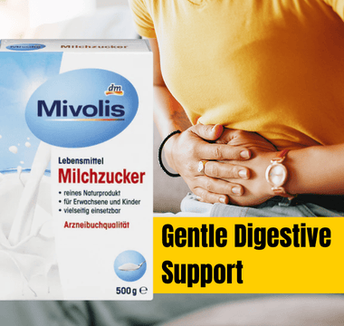 Mivolis Lactose 0.5 kg – 100% pure lactose from Germany. Supports gentle digestion
