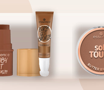 essence Bronzer im Vergleich: Stick, flüssiger Bronzer und Puder-Bronzer