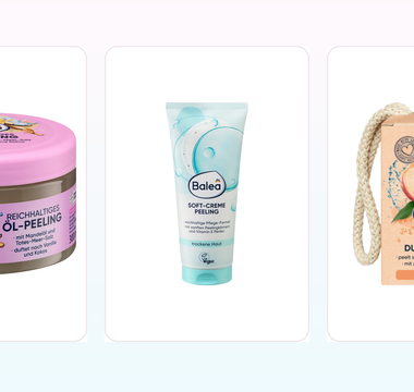 Balea Körperpeelings Salz-Öl, Soft-Creme und fest im Vergleich