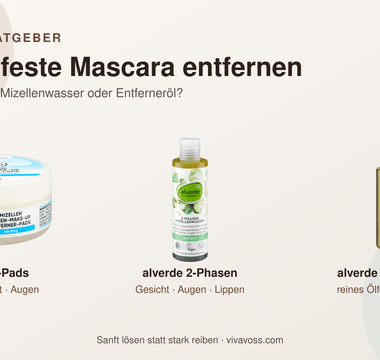 Balea Augenpads sowie alverde Zwei-Phasen-Mizellenwasser und Make-up-Entferneröl im Vergleich