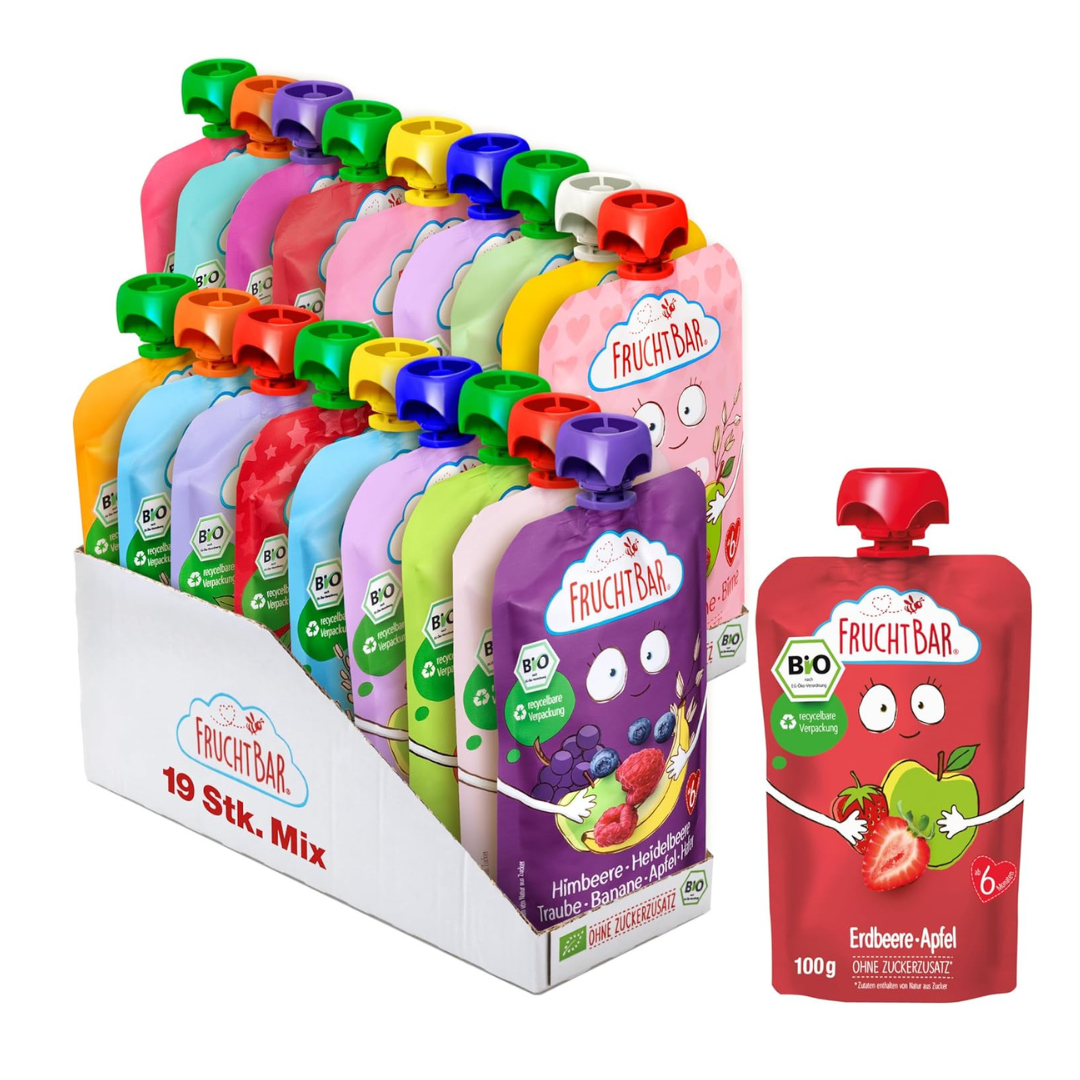 FruchtBar Organic Squeeze Treasure Chest -from 6 Months