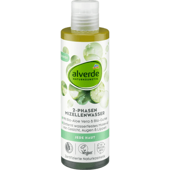 2 - Phasen Mizellenwasser Bio - Aloe Vera Bio - Gurke, 200 ml Gesichtsreinigung by alverde NATURKOSMETIK – Available at VivaVoss