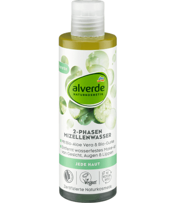 2 - Phasen Mizellenwasser Bio - Aloe Vera Bio - Gurke, 200 ml Gesichtsreinigung by alverde NATURKOSMETIK – Available at VivaVoss