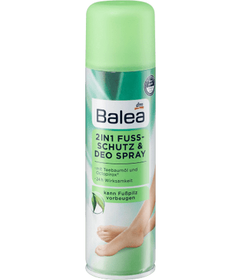 2in1 Fußschutz & Deo Spray, 200 ml Fußcreme & Fußpflege by Balea – Available at VivaVoss