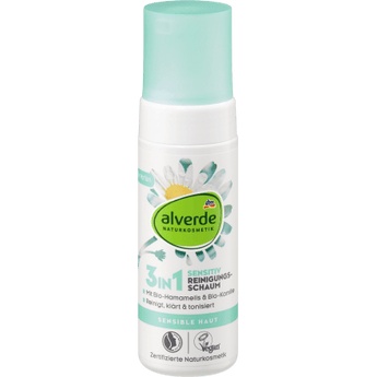 3in1 Reinigungsschaum Sensitiv, 150 ml Balea, alverde NATURKOSMETIK, Reinigungsschaum, Sensitiv, by alverde NATURKOSMETIK – Available at VivaVoss