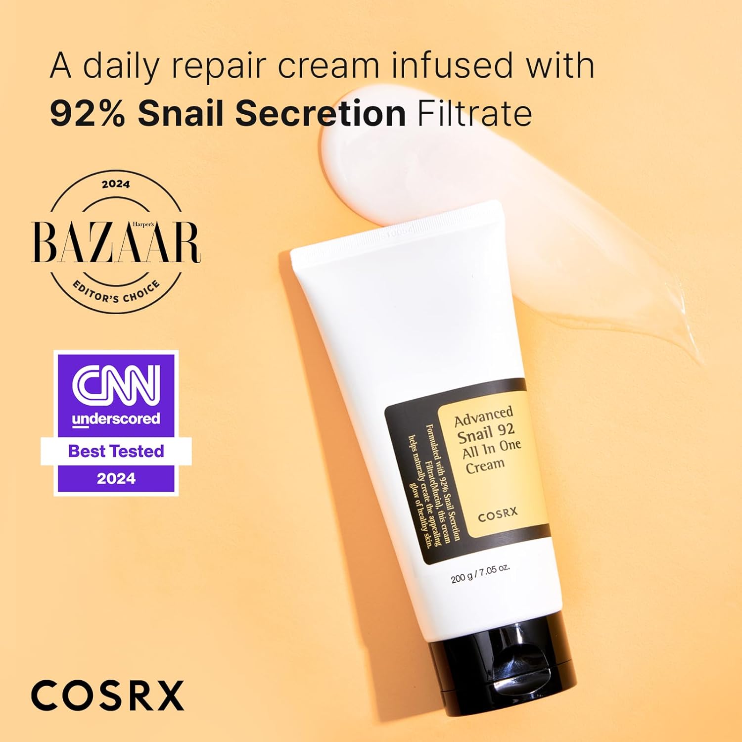 COSRX Advanced Snail 92% All in One Cream Tube 200g