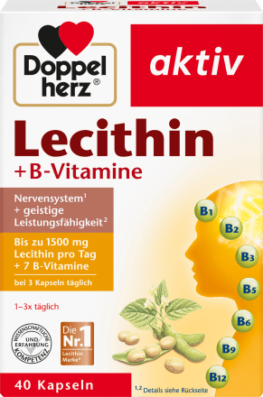 Lecithin + B-Vitamine Kapseln 40 St., 41,6 g