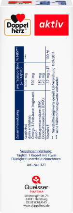 Omega-3 Seefischöl 1000 Kapseln 80 St., 107,8 g