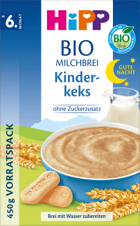 Abendbrei Milch Gute Nacht Bio Kinderkeks ab dem 6.Monat, 450 g