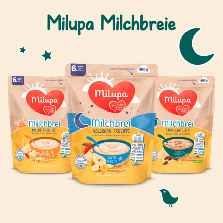 Abendbrei Milch Vollkorn Früchte Gute Nacht ab dem 6. Monat, 400 g