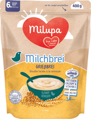 Milchbrei Grieß Miluvit ab dem 6. Monat, 400 g