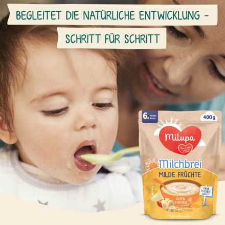 Milchbrei Milde Früchte Guten Morgen ab dem 6. Monat, 400 g