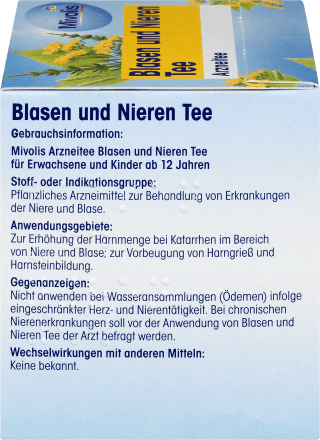 Arzneitee, Blasen & Nieren Tee (12 Beutel), 18 g