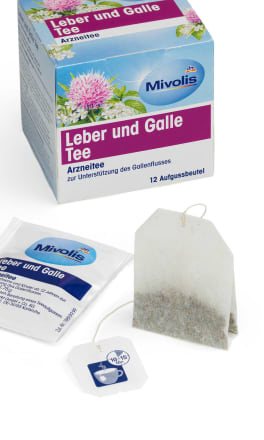 Arzneitee, Leber & galle Tee (12 Beutel), 21 g