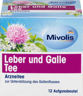 Arzneitee, Leber & galle Tee (12 Beutel), 21 g