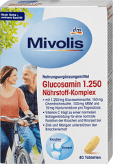 Glucosamin 1.250 Nährstoff-Komplex, 40 St., 66 g