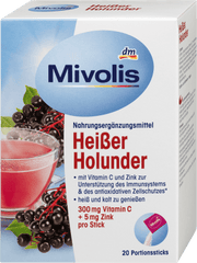 Heißgetränk, Heißer Holunder (20 Sticks), 100 g