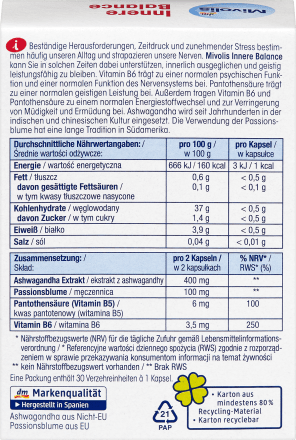 Innere Balance Kapseln, 30 St., 30 St