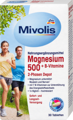 Magnesium 500 + B-Vitamine 2-Phasen Depot, Tabletten 30 St., 45 g