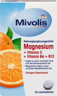 Magnesium + Vitamin C + Vitamin B6 + B12, lozenges, 30 pcs., 45 g