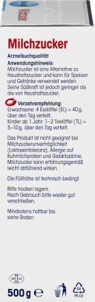 Milchzucker, 0,5 kg