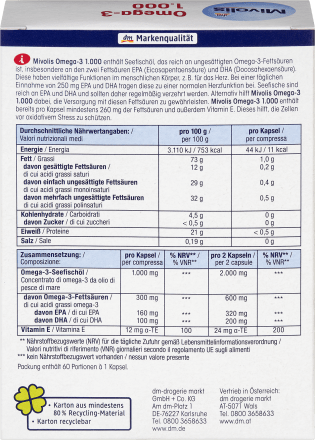 Omega-3 1000, Kapseln 60 St., 85 g