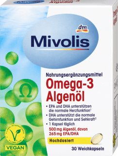 Omega-3 Algenöl, Kapseln 30 St., 30 St