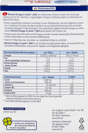 Omega-3 Leinöl 1000, 30 St.