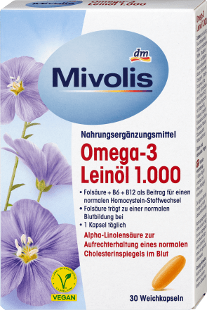 Omega-3 Leinöl 1000, 30 St.