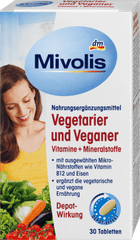 Vegetarier und Veganer Vitamine + Mineralstoffe, Tabletten 30 St., 46 g