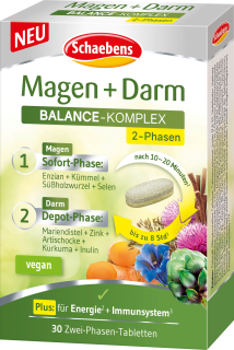 Magen + Darm Balance-Komplex Tabletten 30 St, 46,5 g