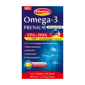 Omega-3 Premium Fischöl Kapseln 90 St, 79 g
