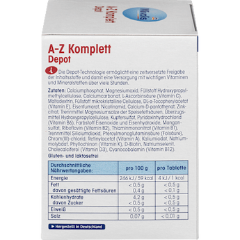 A-Z Komplett Depot, Tabletten, 100 St. Mivolis