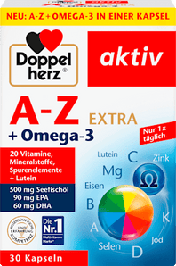 A-Z + Omega-3 Extra Kapseln 30 St Doppelherz