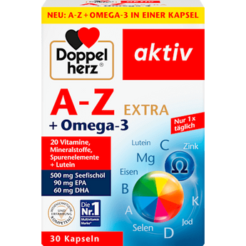 A-Z + Omega-3 Extra Kapseln 30 St Doppelherz