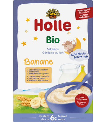 Abendbrei Milch Banane ab dem 6. Monat, 250 g - VivaVoss