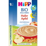 Abendbrei Milch Gute Nacht Bio Hafer Apfel ab dem 8.Monat, 450 g - VivaVoss