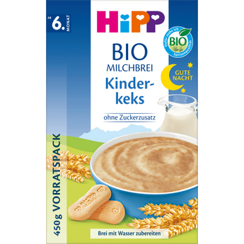 Abendbrei Milch Gute Nacht Bio Kinderkeks ab dem 6.Monat, 450 g - VivaVoss