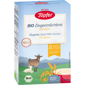 Abendbrei Ziegenmilch Mehrkorn ab dem 6. Monat, 200 g - VivaVoss