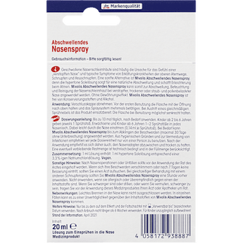 Abschwellendes Nasenspray Mivolis