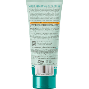 After Sun Lotion hydro 48h Feuchtigkeit Jean&Len