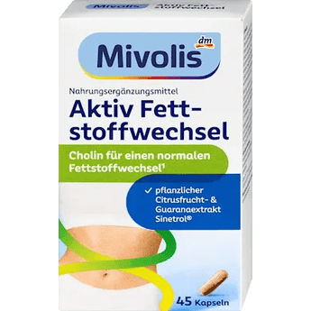 Mivolis Aktiv Fettstoffwechsel Kapseln 45 St, 25 g – Abnehmprodukte image_position | VivaVoss